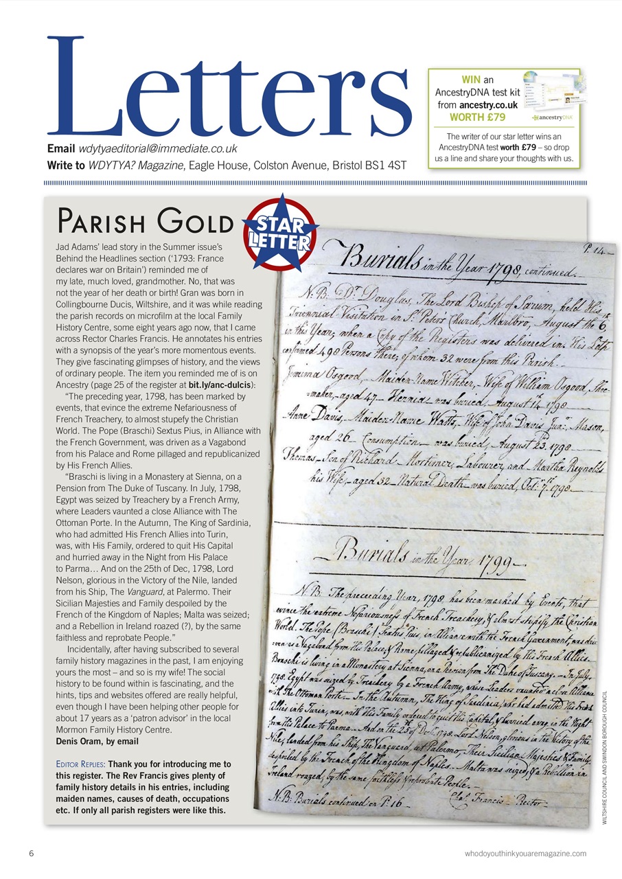 Who Do You Think You Are? Preview Pages