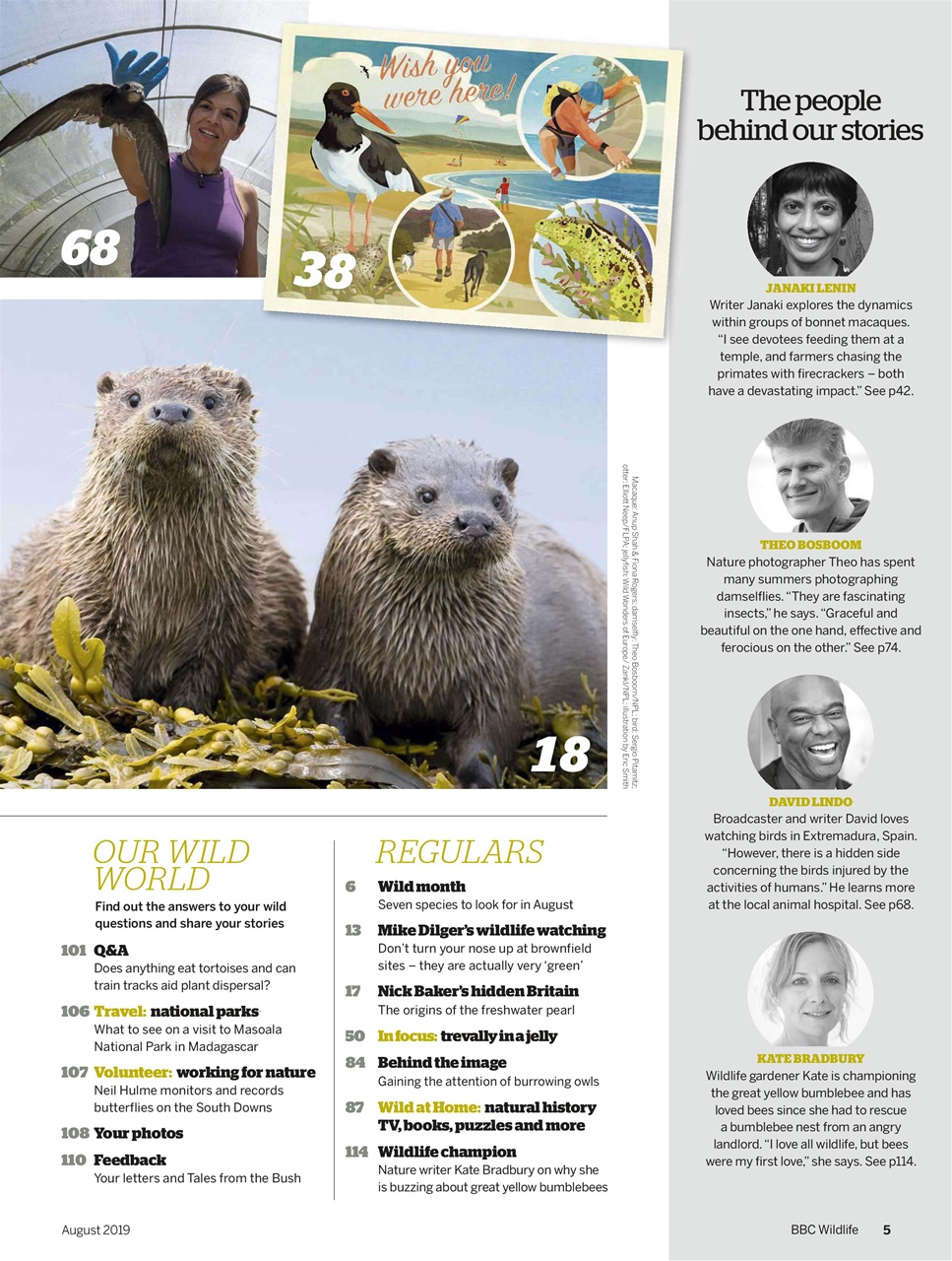 BBC Wildlife Magazine Preview Pages