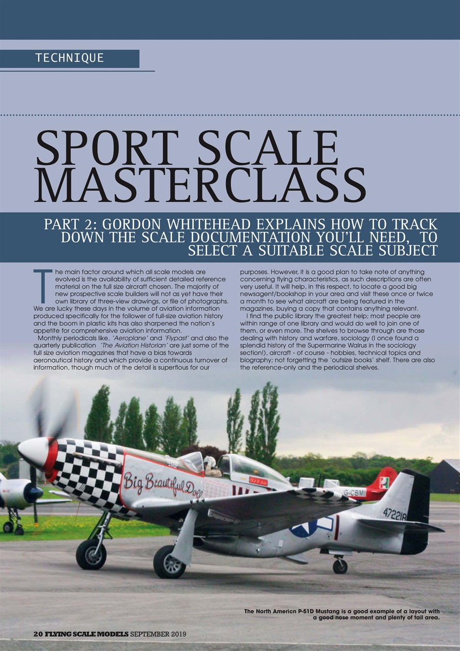 Radio Control Model Flyer Preview Pages