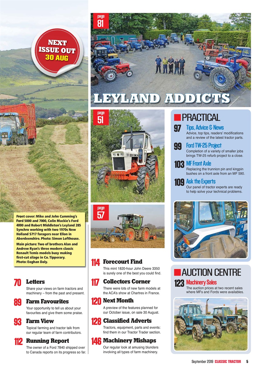 Classic Tractor Preview Pages