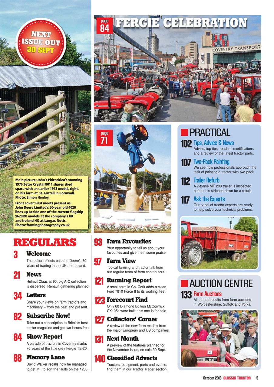 Classic Tractor Preview Pages