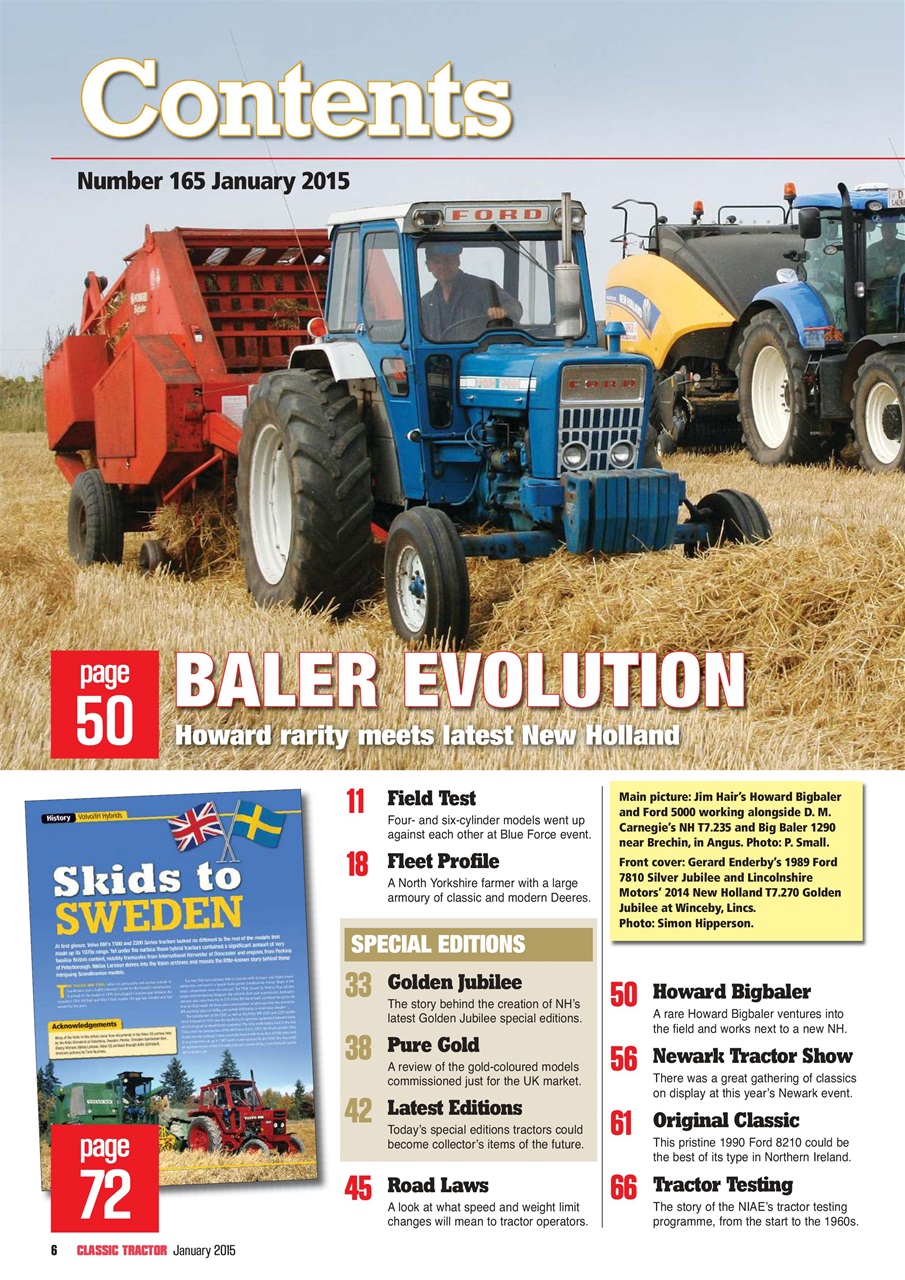 Classic Tractor Preview Pages