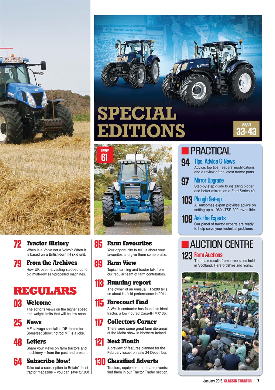 Classic Tractor Preview Pages