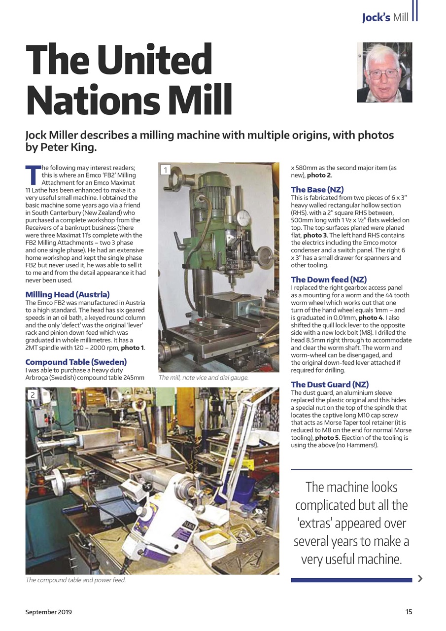 Model Engineer & Workshop Magazine Preview Pages