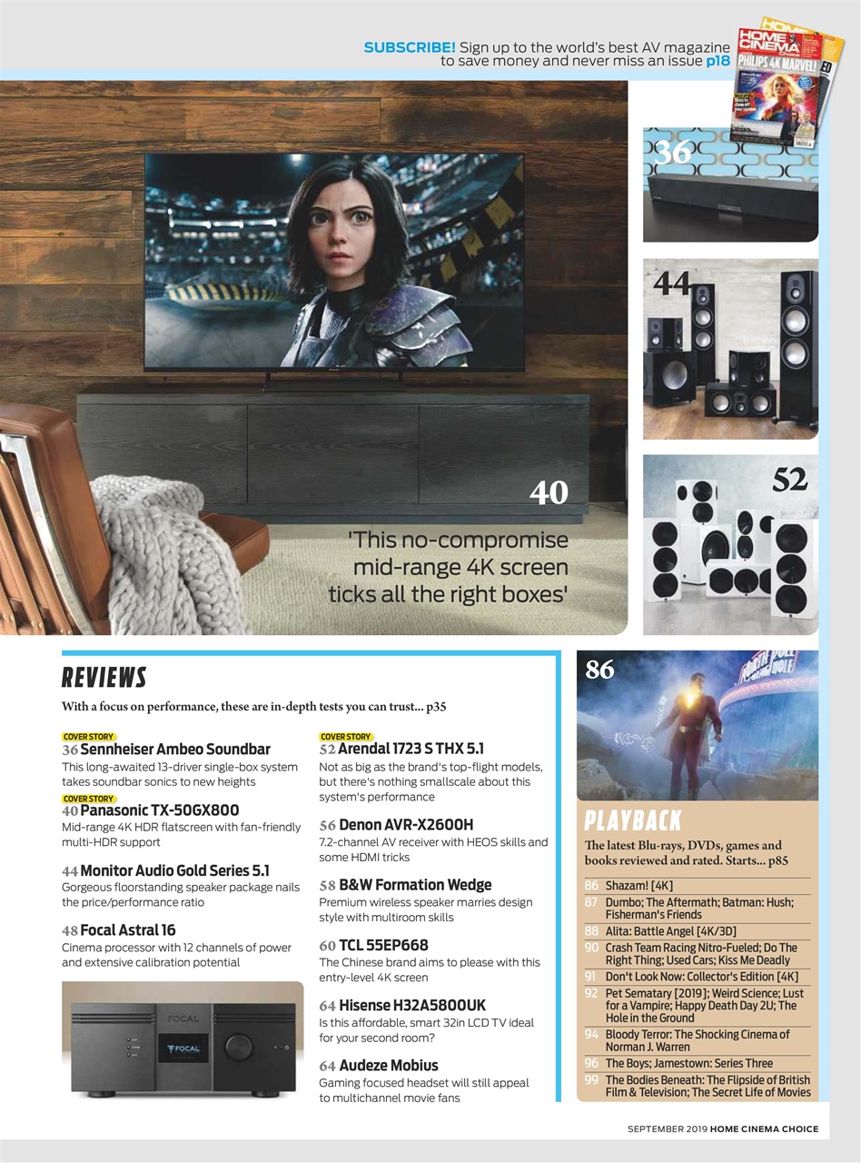 Home Cinema Choice Preview Pages