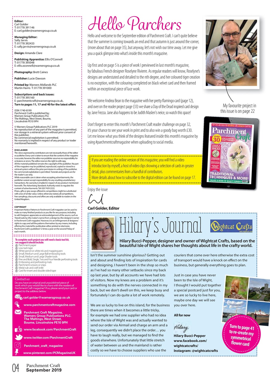 Parchment Craft Preview Pages