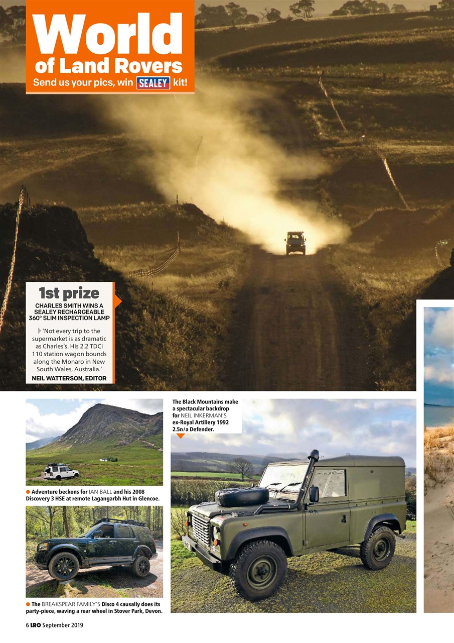 Land Rover Owner Preview Pages
