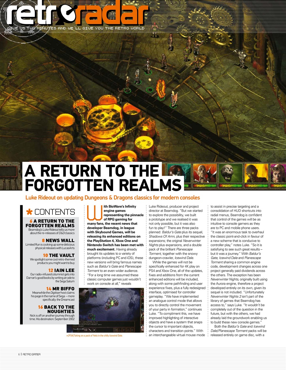 Retro Gamer Preview Pages