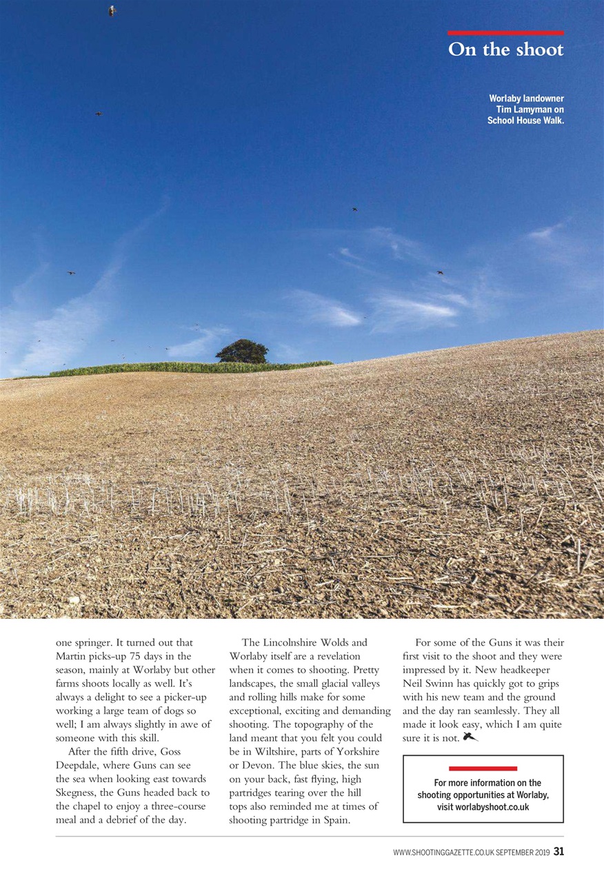 Shooting Gazette Preview Pages