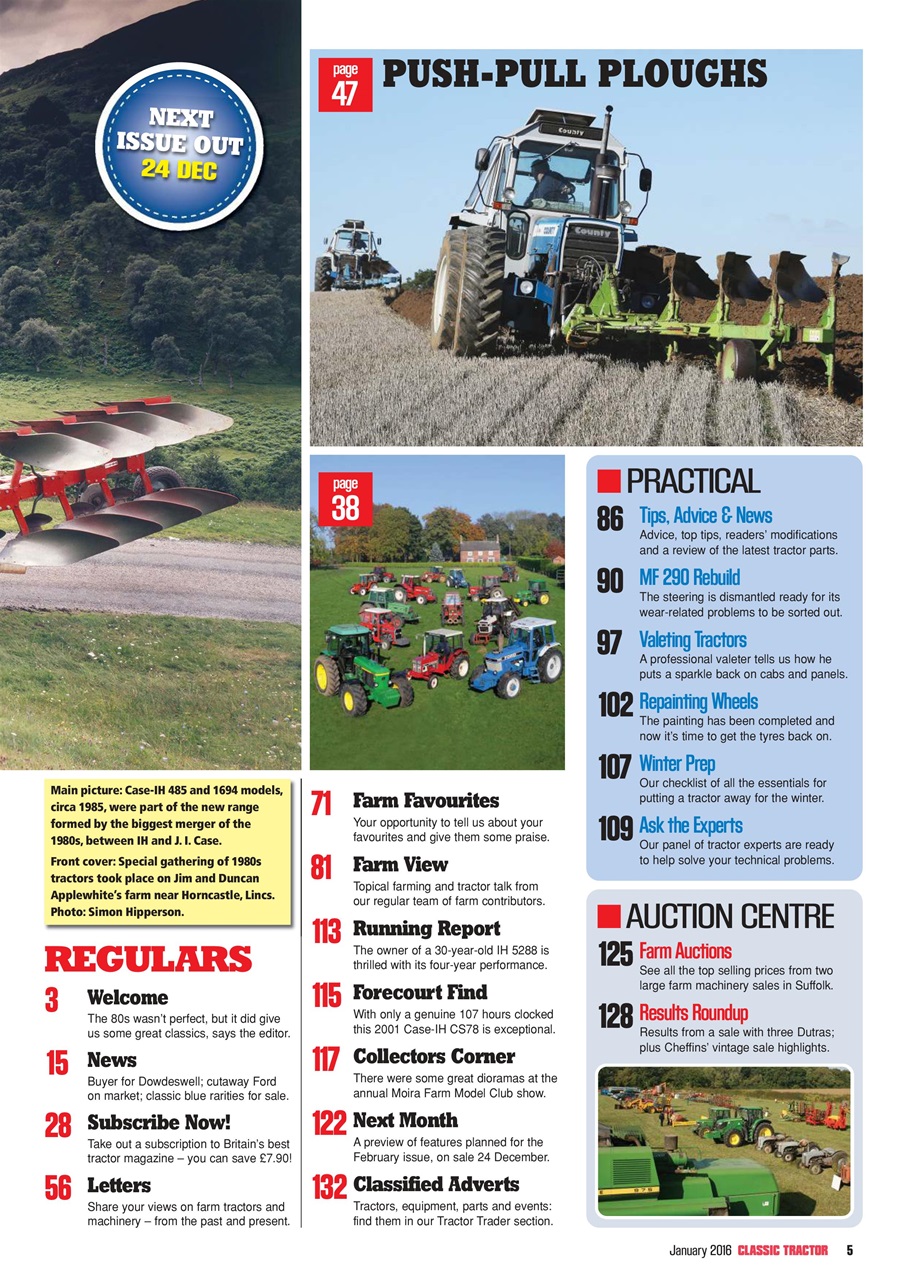 Classic Tractor Preview Pages