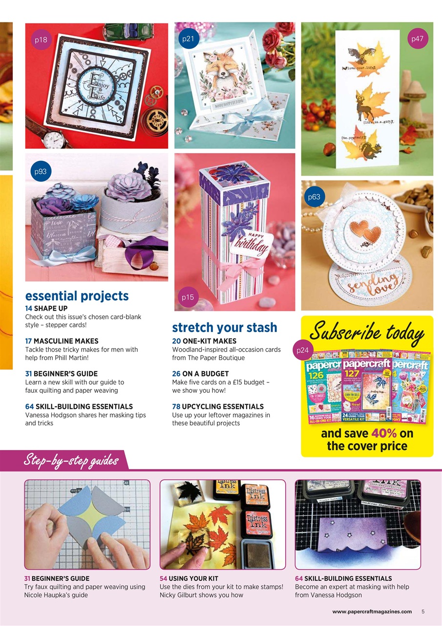 Papercraft Essentials Preview Pages