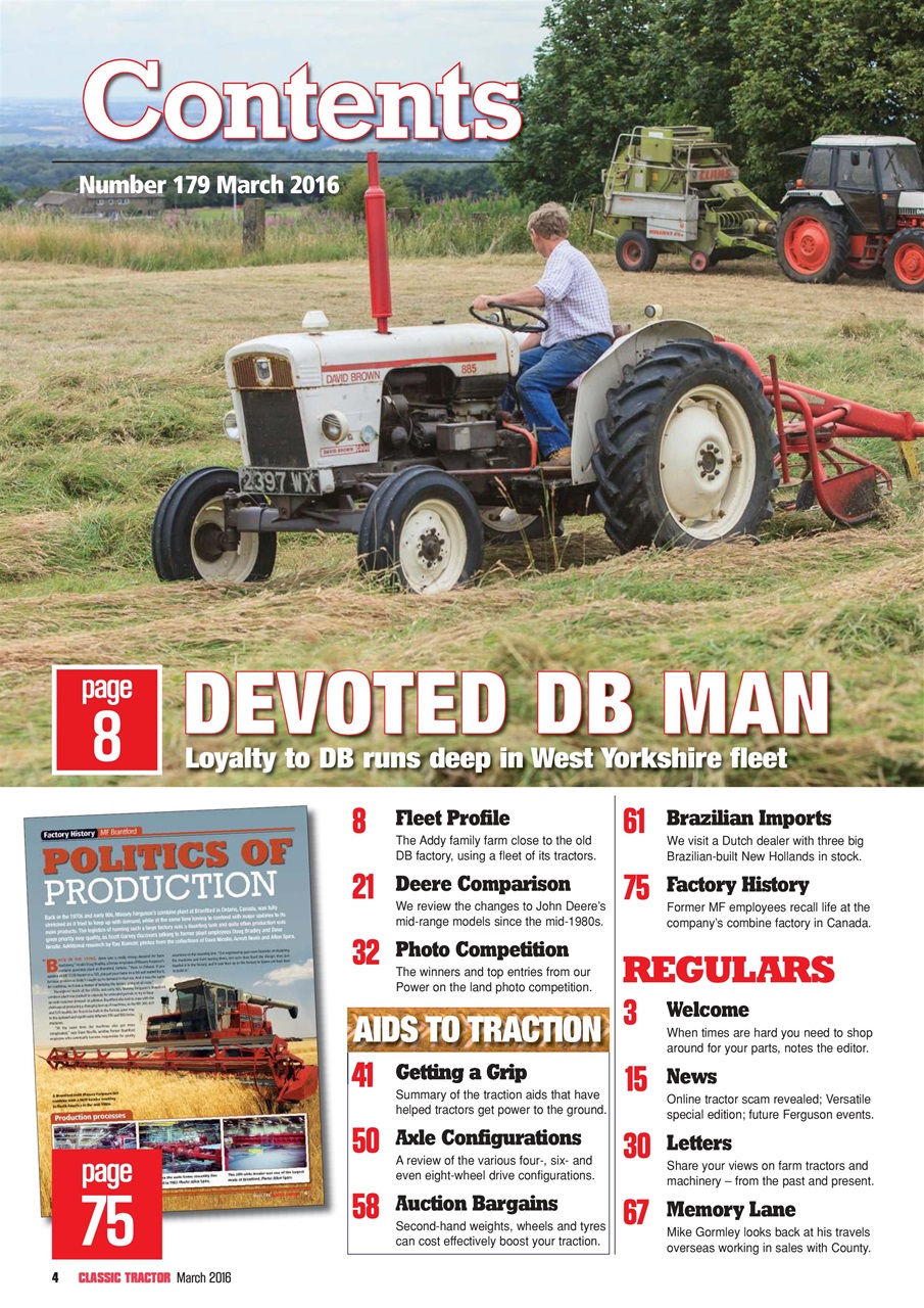 Classic Tractor Preview Pages