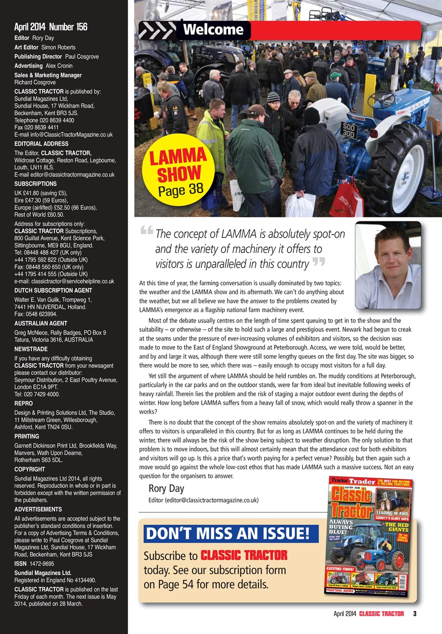 Classic Tractor Preview Pages