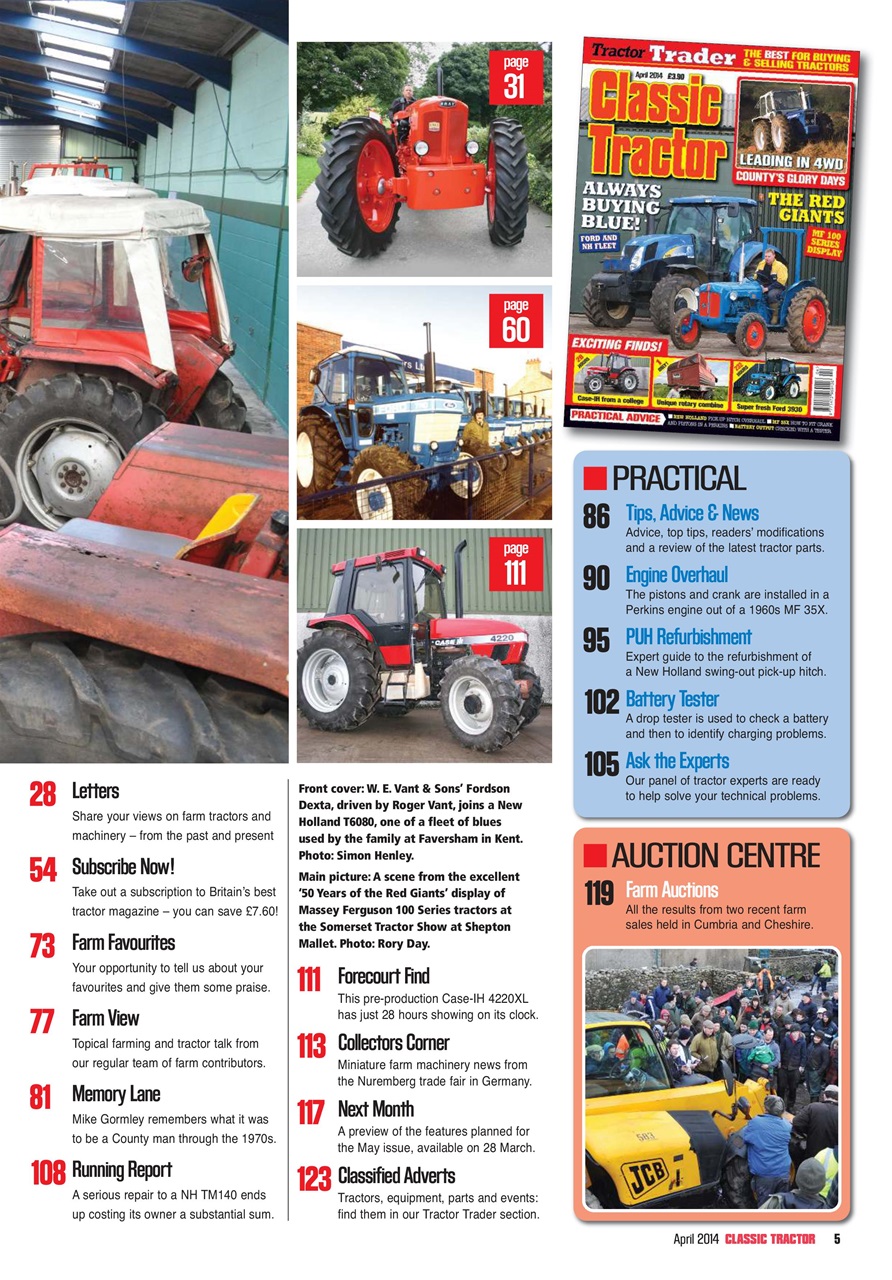 Classic Tractor Preview Pages