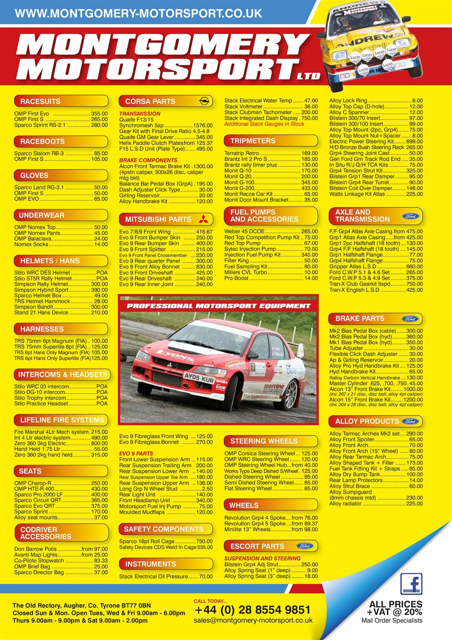 Pacenotes Rally magazine Preview Pages