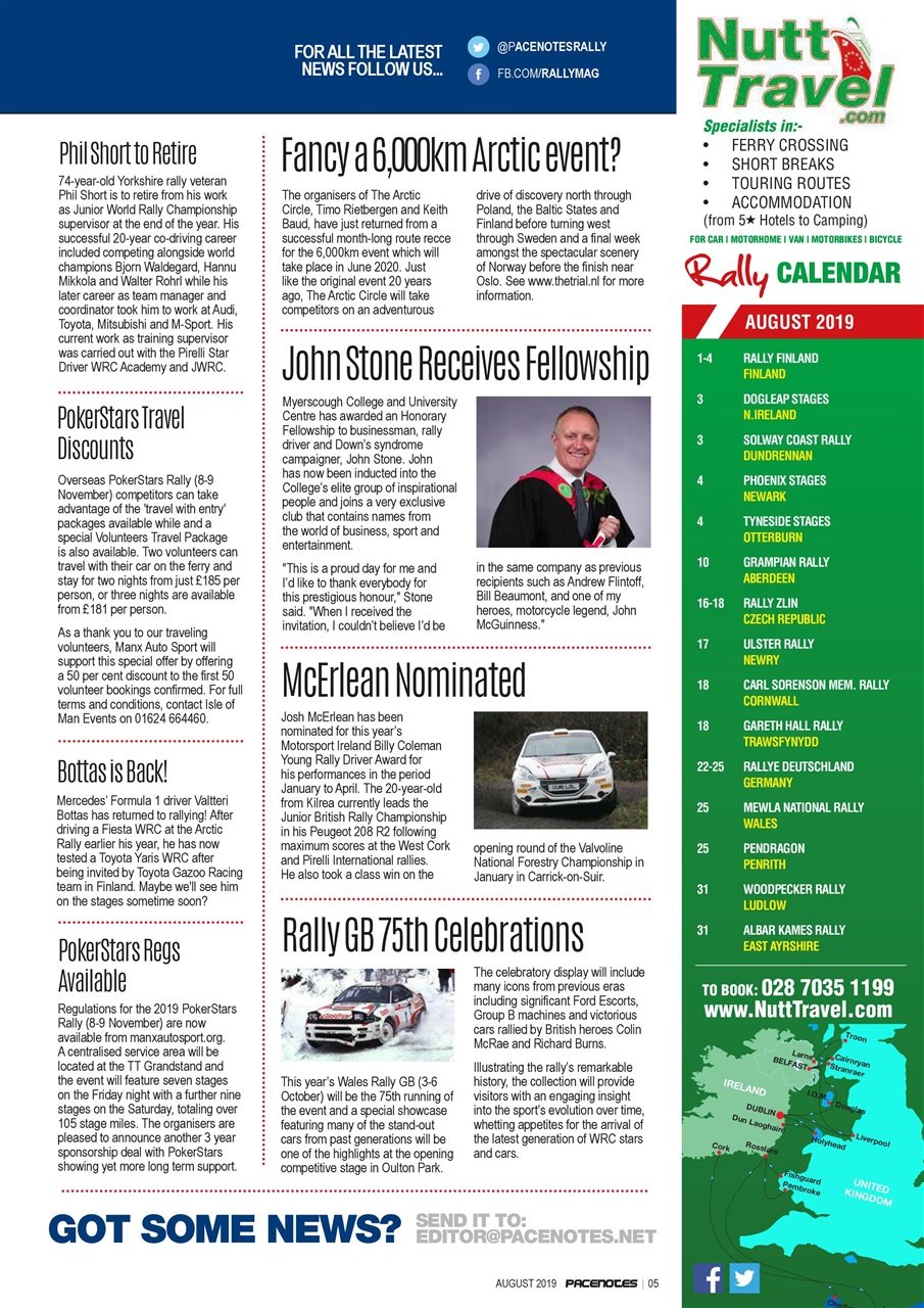 Pacenotes Rally magazine Preview Pages