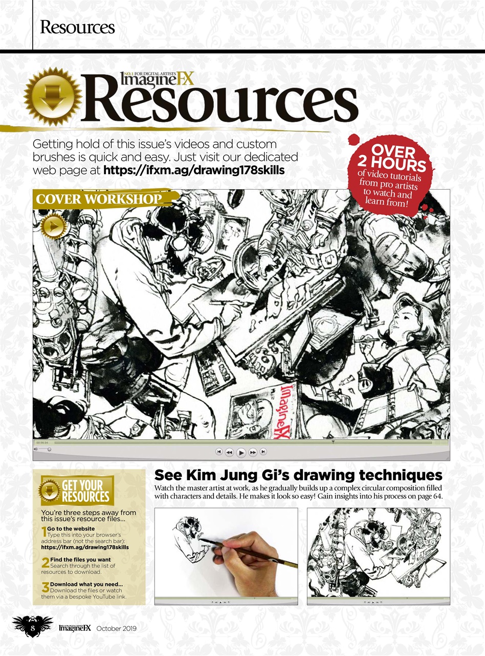 ImagineFX Preview Pages