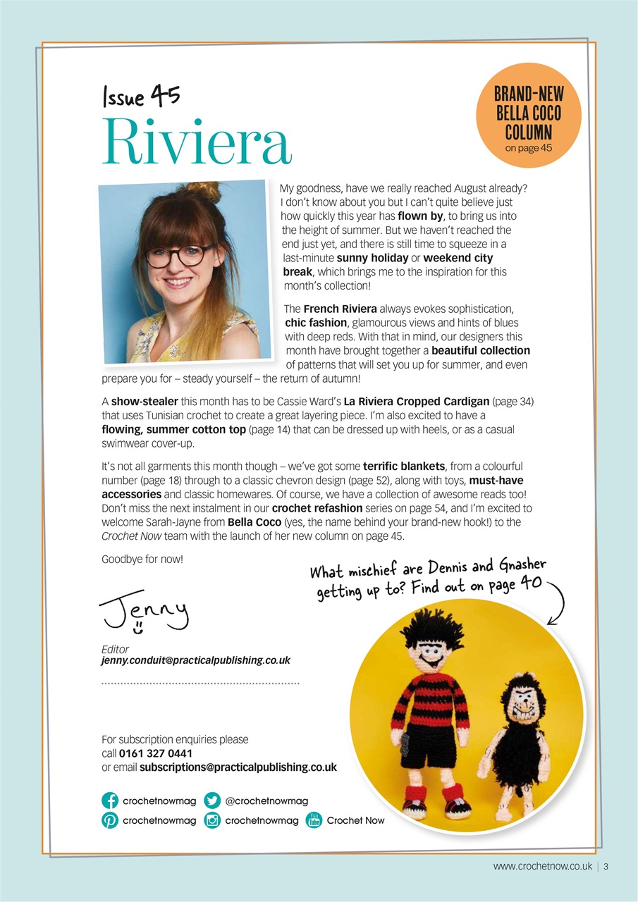 Crochet Now Magazine Preview Pages