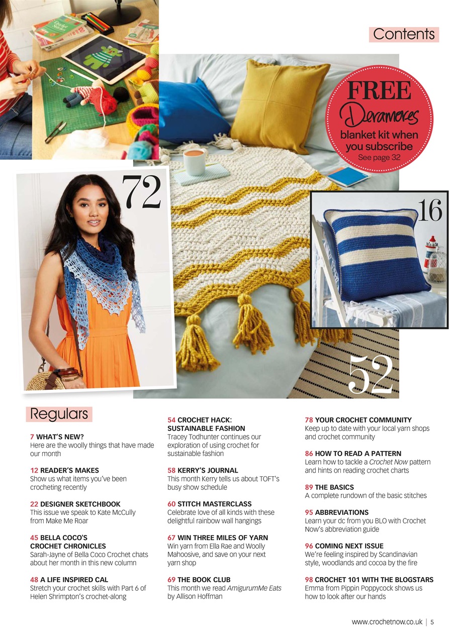 Crochet Now Magazine Preview Pages