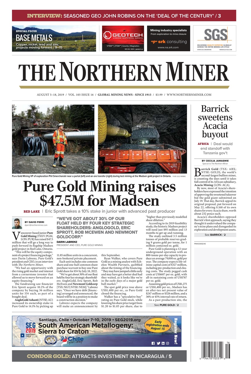 The Northern Miner Preview Pages