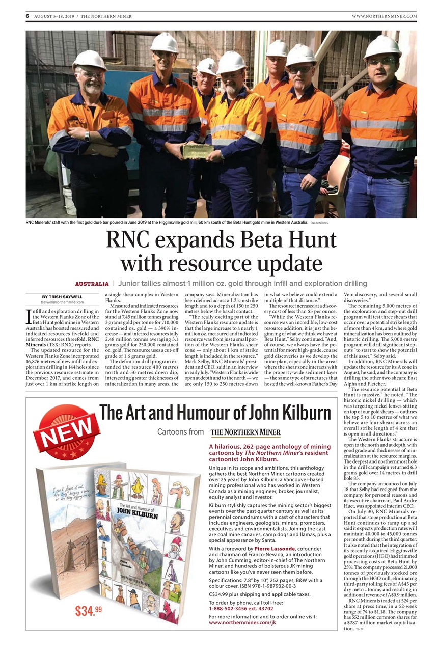 The Northern Miner Preview Pages