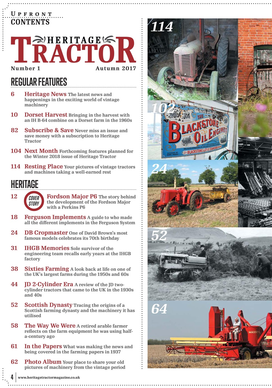 Classic Tractor Preview Pages