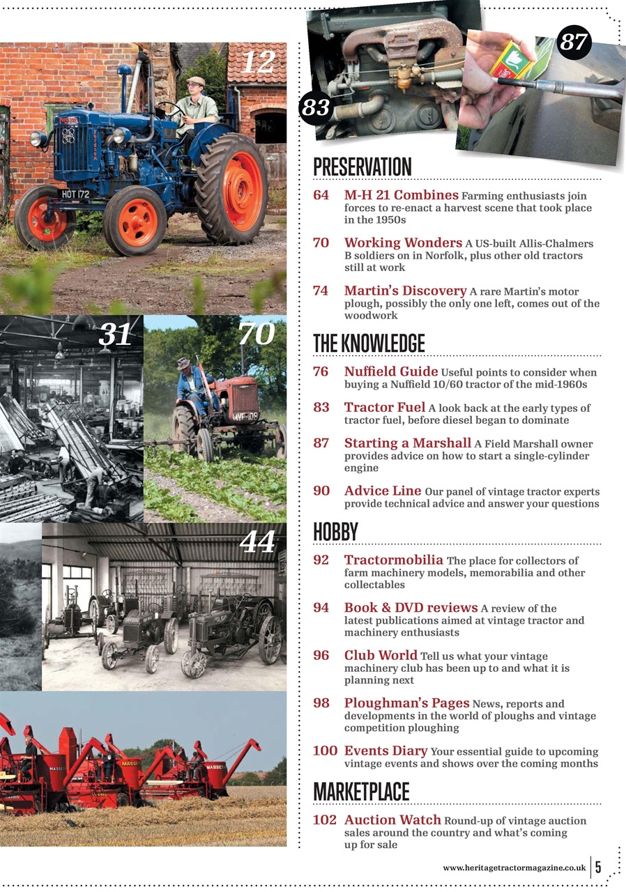 Classic Tractor Preview Pages