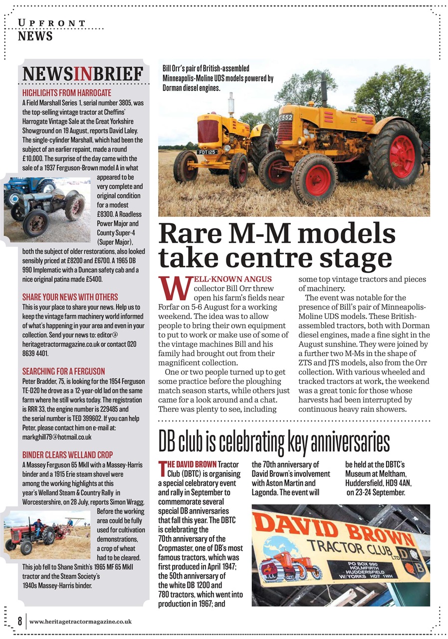 Classic Tractor Preview Pages
