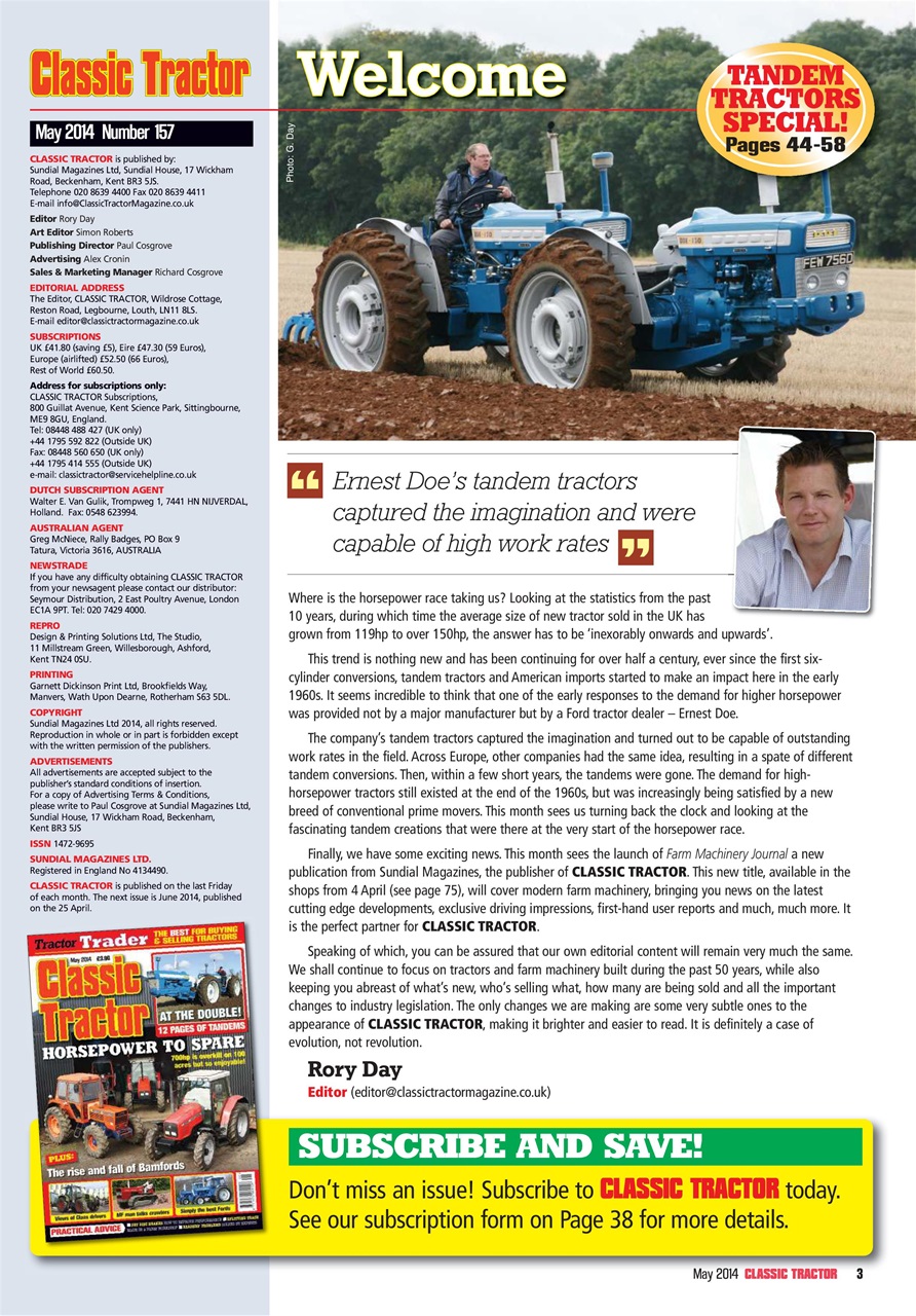 Classic Tractor Preview Pages