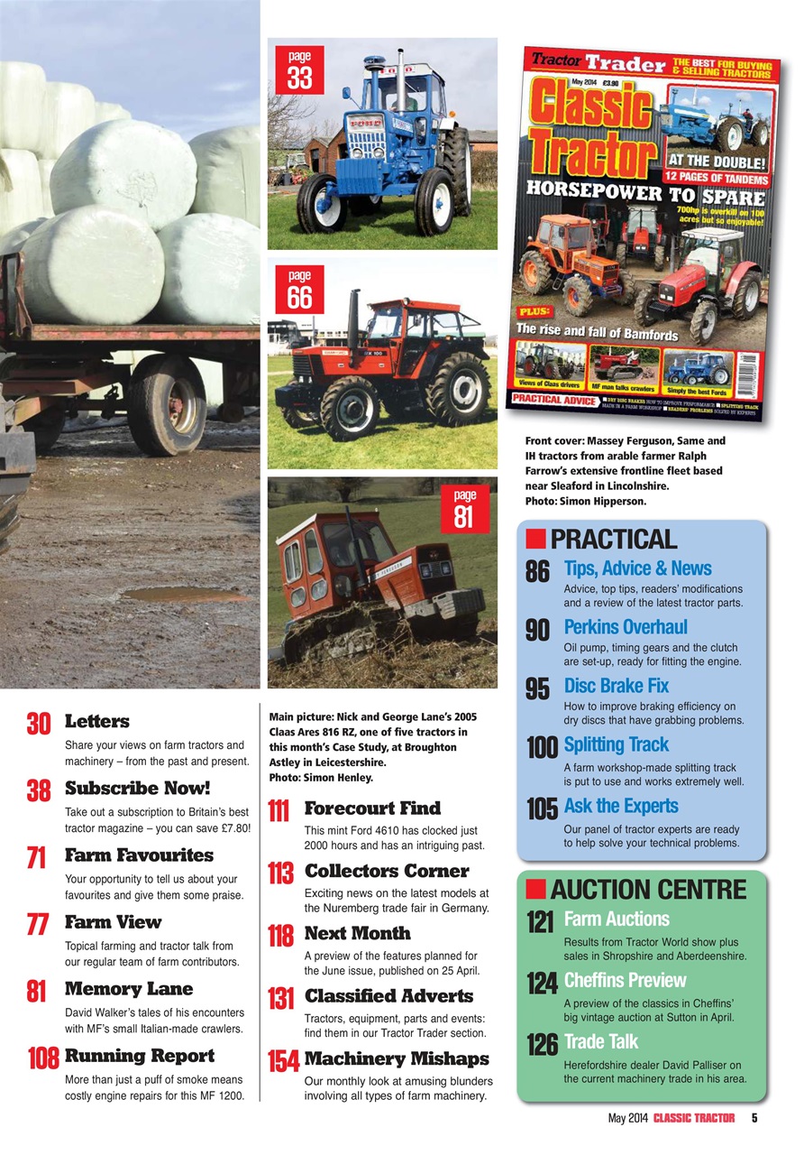 Classic Tractor Preview Pages