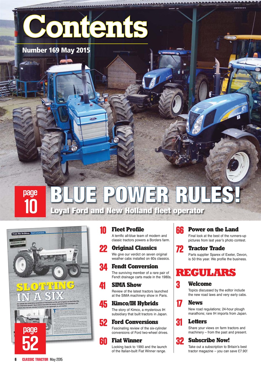 Classic Tractor Preview Pages