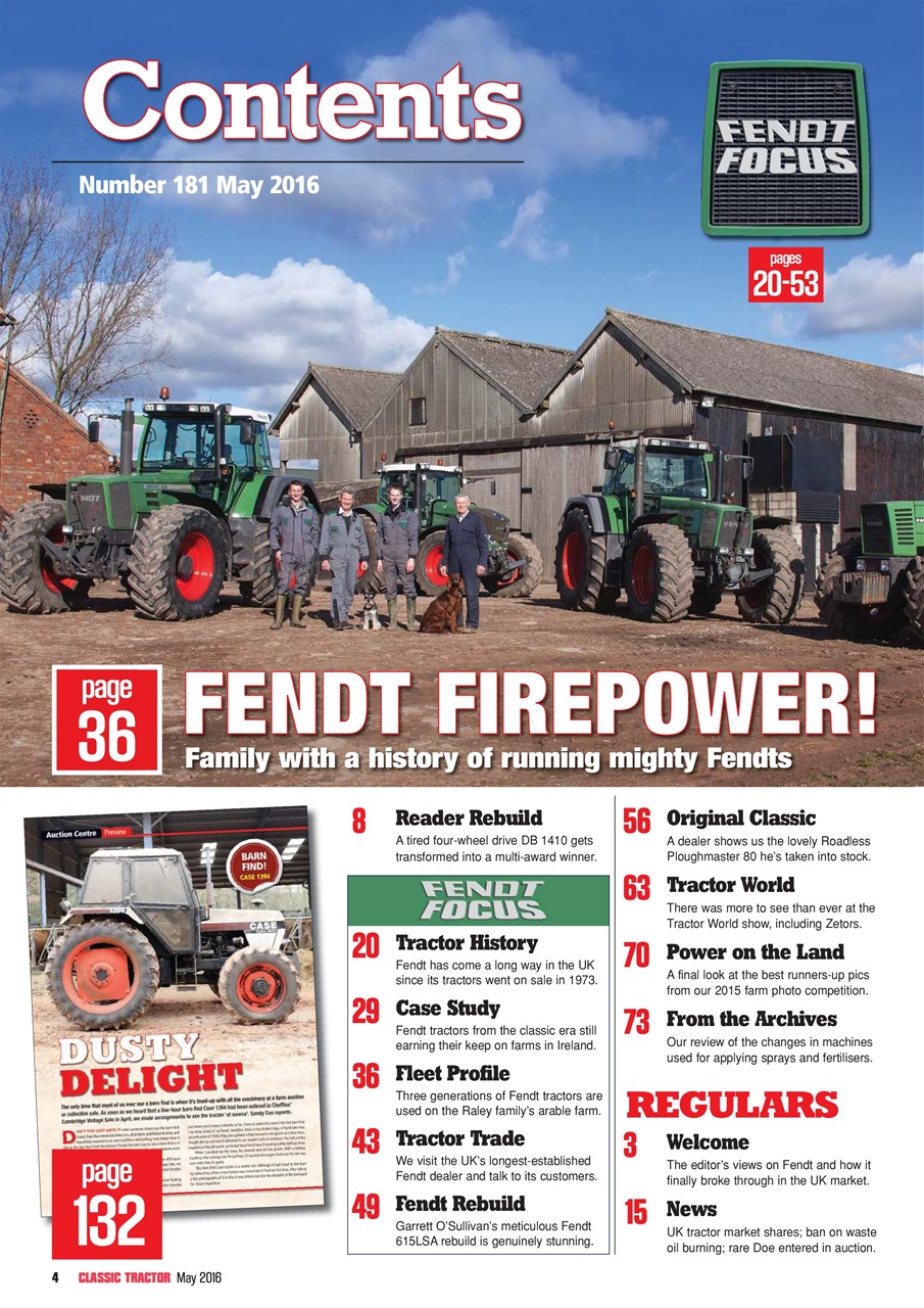 Classic Tractor Preview Pages