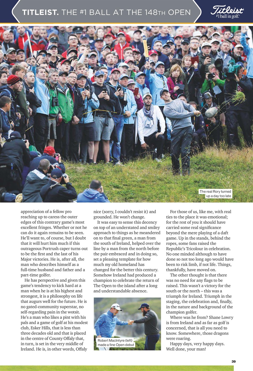 Golf Monthly Preview Pages