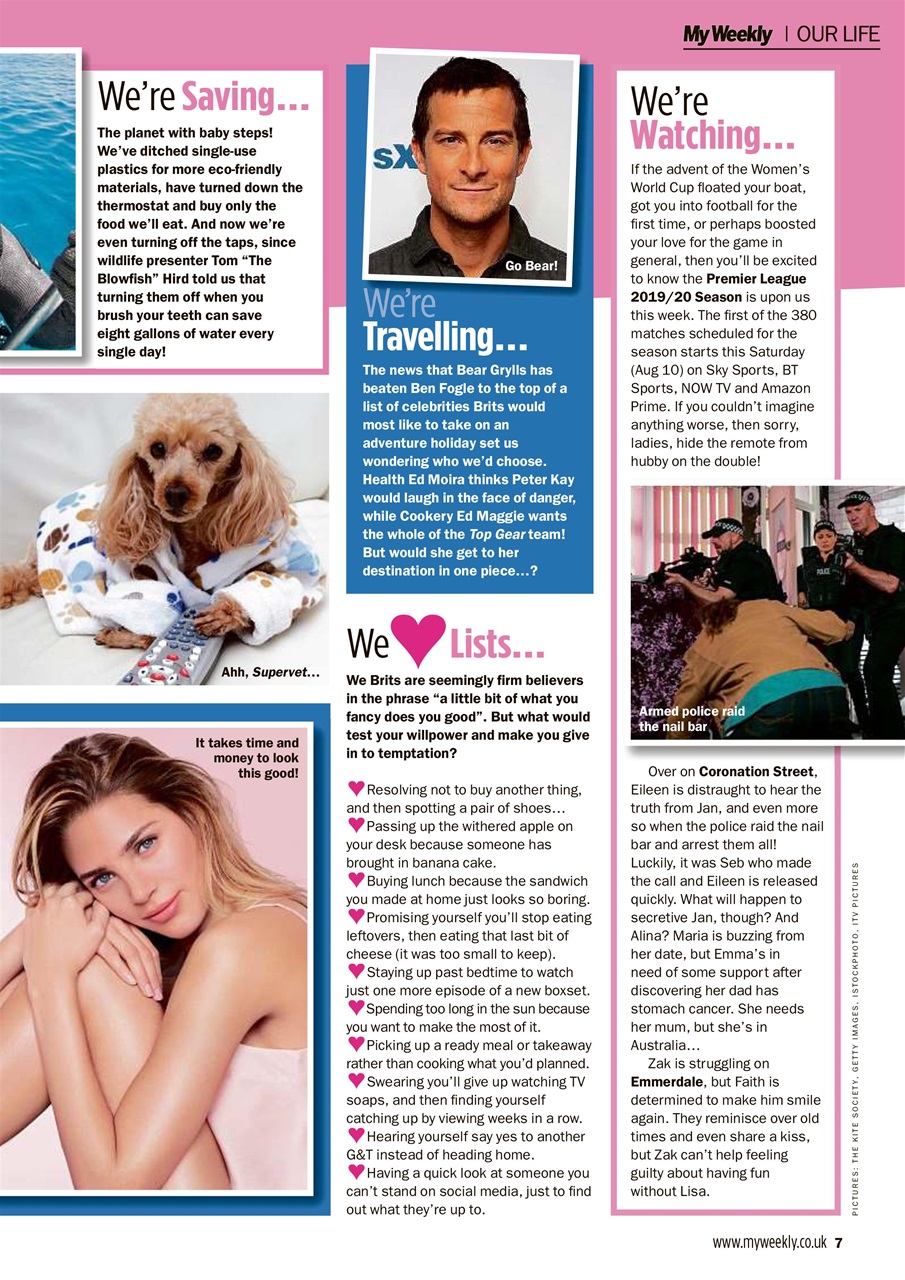 My Weekly Preview Pages