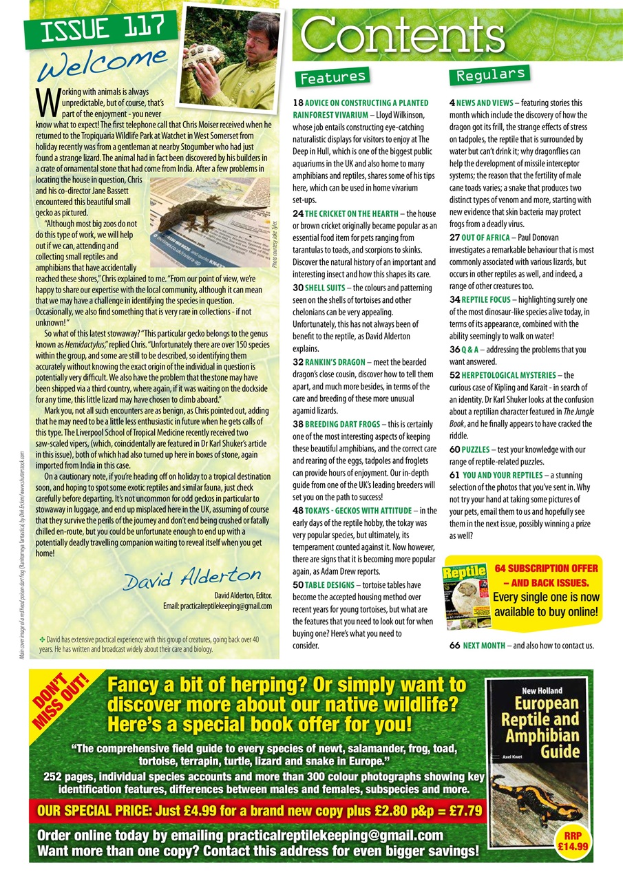 Practical Reptile Keeping Preview Pages