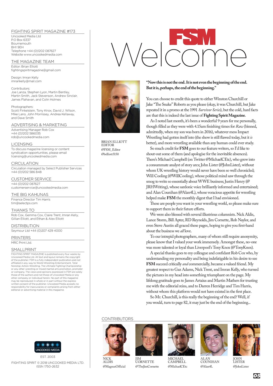 Wrestletalk Magazine Preview Pages