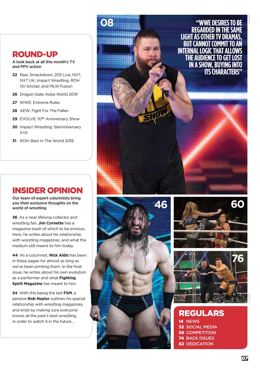 Wrestletalk Magazine Preview Pages