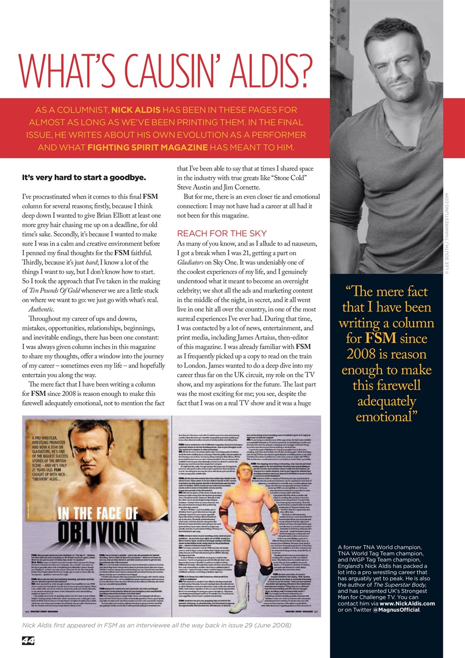 Wrestletalk Magazine Preview Pages