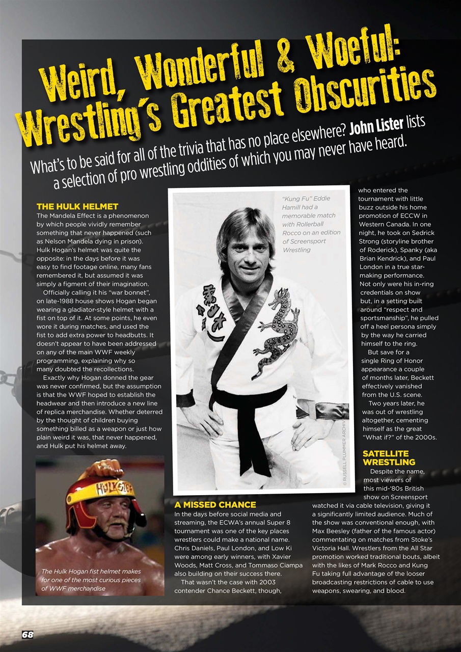 Wrestletalk Magazine Preview Pages