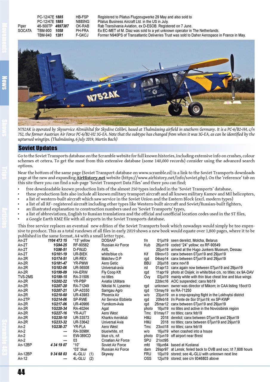 Scramble Magazine Preview Pages