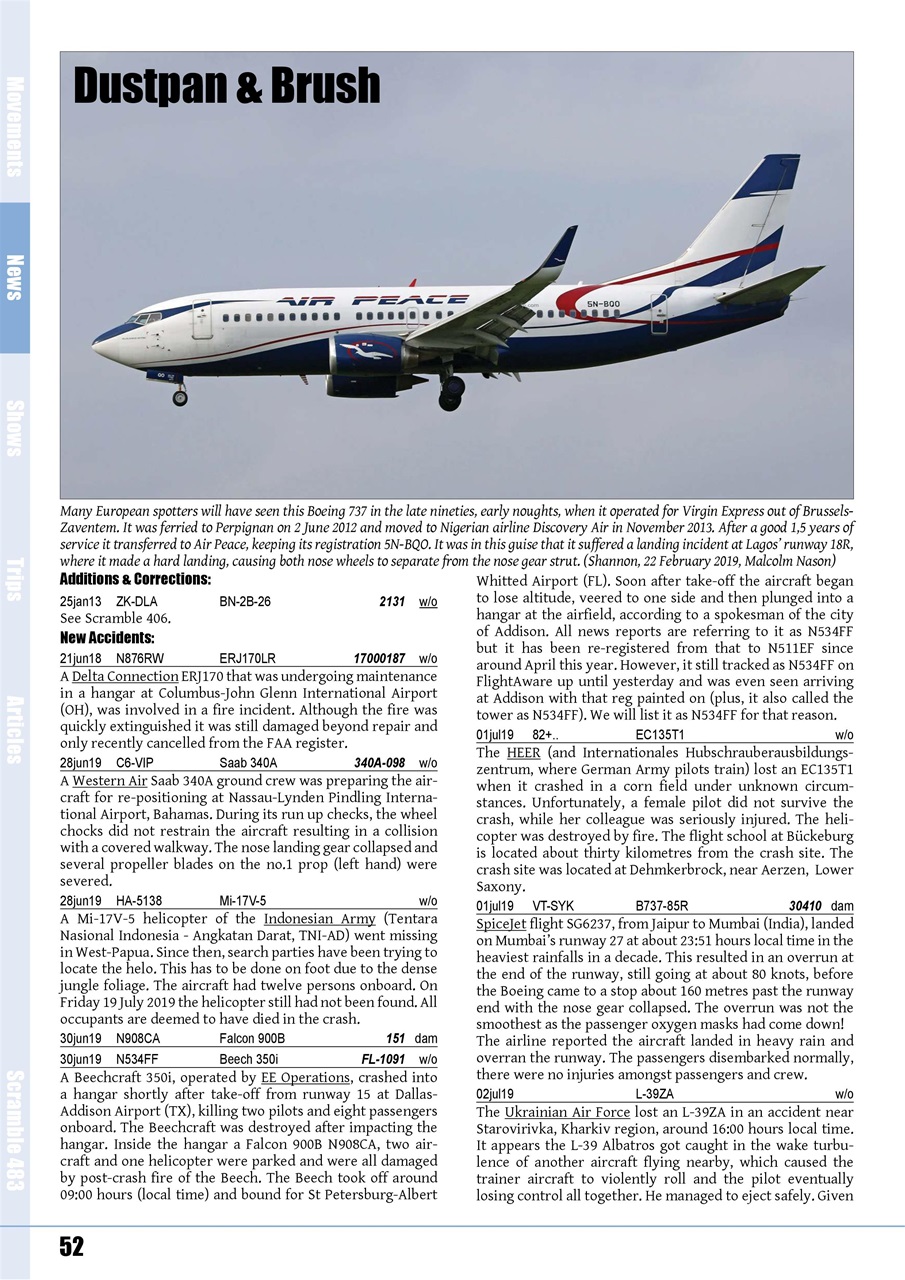 Scramble Magazine Preview Pages