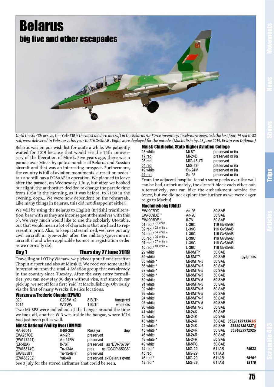 Scramble Magazine Preview Pages