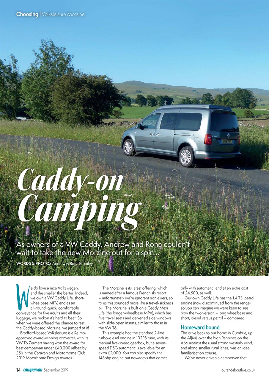 Campervan Preview Pages