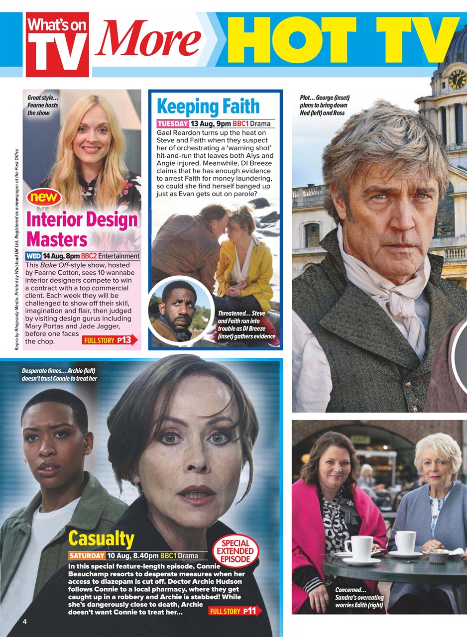 What's on TV Preview Pages