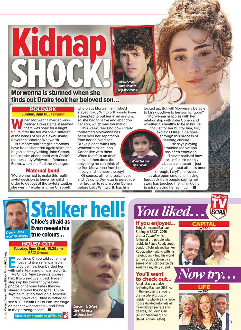 What's on TV Preview Pages