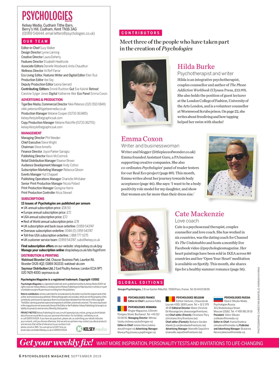 Psychologies Preview Pages