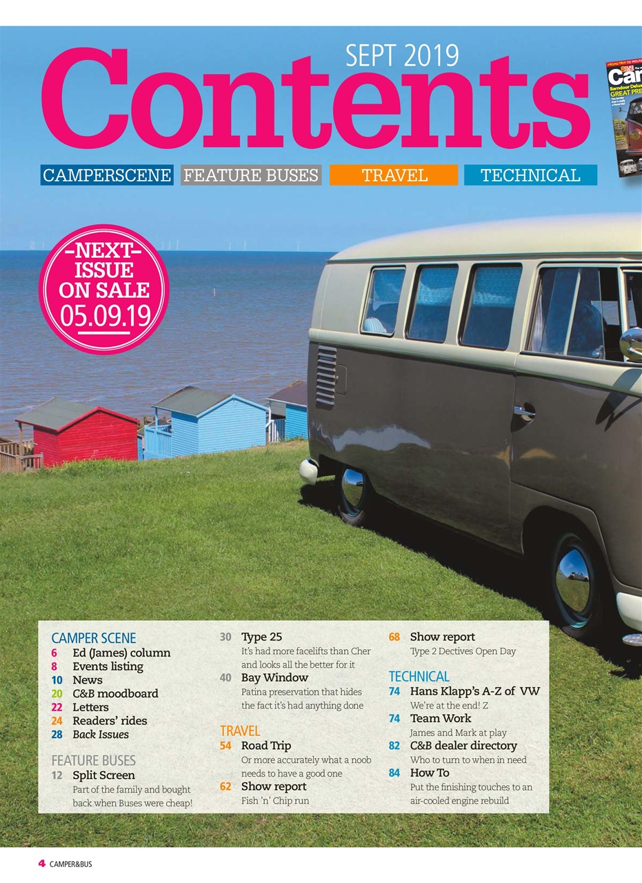 VW Camper Preview Pages