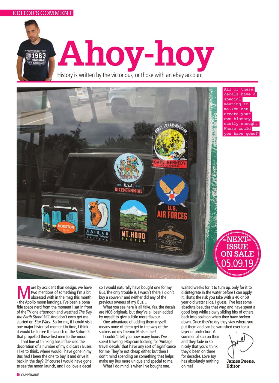 VW Camper Preview Pages