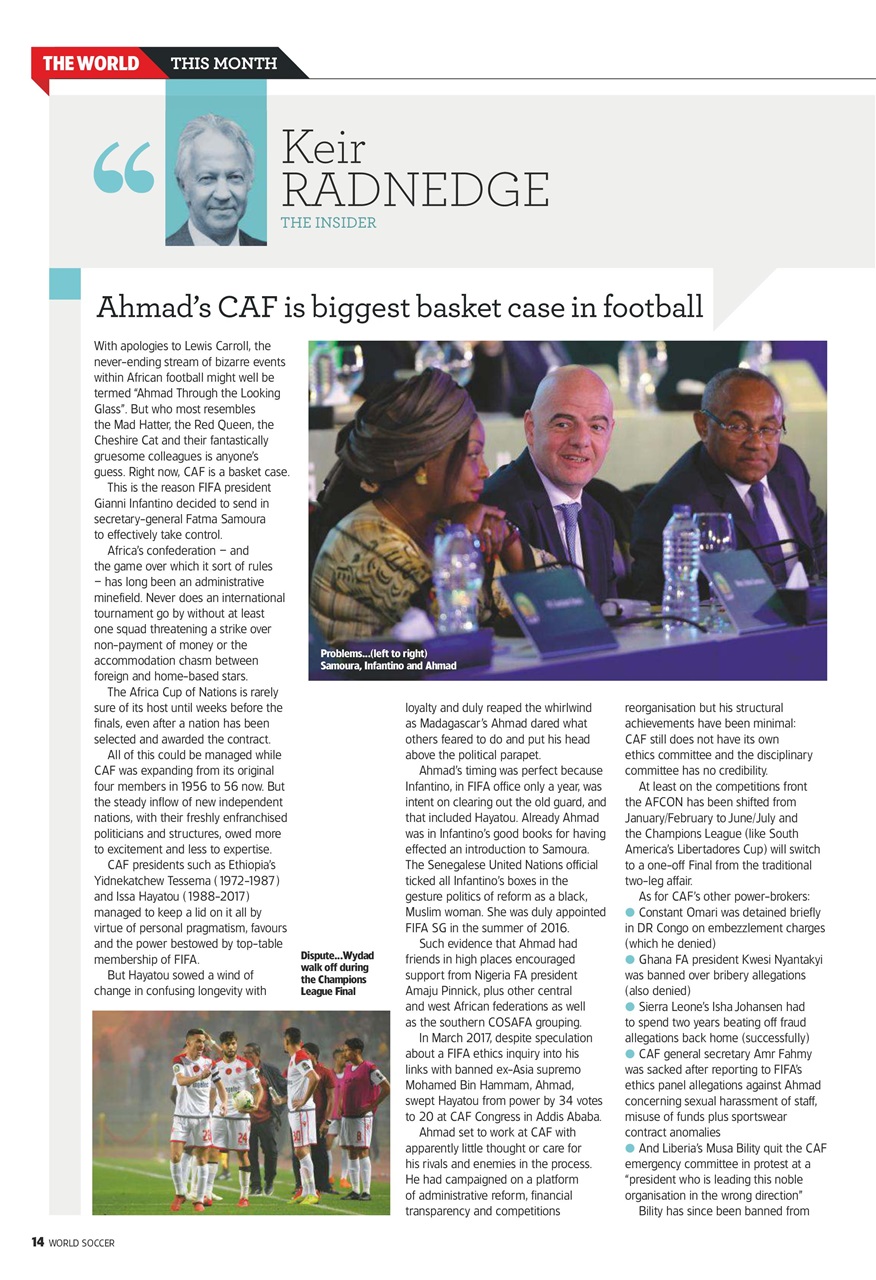 World Soccer Preview Pages