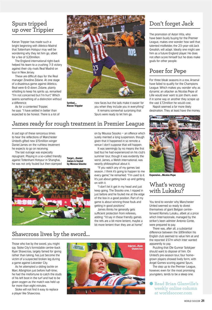 World Soccer Preview Pages